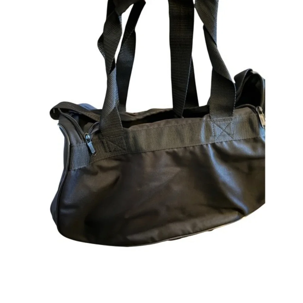 Adidas Duffel Bag Men Medium‎ Black Excellent Sport Gym Travel Logo Carryall